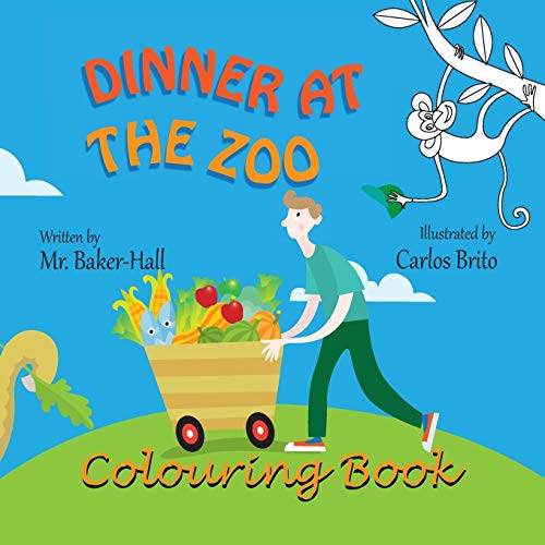 Dinner at the Zoo Colouring Book 9781911285076 BakerHall
