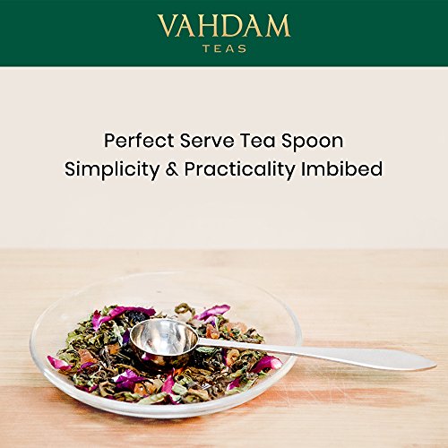 image for VAHDAM, Perfect Serve Tea Spoon | Stainless Steel Tea Scoop | PERFECT 