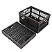 Nicesh 2-Pack Plastic Collapsible Storage Crate, 15 L Folding Storage Crate