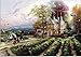 Lightahead Christmas Tapestry 26x18 inch (DOUBLE SIDED TWO DIFFERENT PICTURES) FIBER OPTIC Wall Hanging tapestry with wood pole & brackets. Great Christmas decorations and Gifts