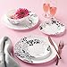 Corelle 18-Piece Service for 6, Chip Resistant Dinnerware Set, Uptown Garden