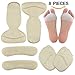 High Heel Pads (8 pcs) - High Heel Inserts, Heel Shoe Inserts, Heel Grips, Heel Cushion Inserts, Metatarsal Foot Pads, Heel Snugs for Women - Blister Prevention & Improve Shoes Too Big