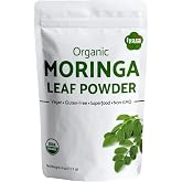 Iyasa Holistics Organic Moringa Leaf Powder 4 oz - USDA Certified Pure Moringa Oleifera Superfood Powder - Green Smoothie, Tea, Energy Booster - Pure Ayurveda Products