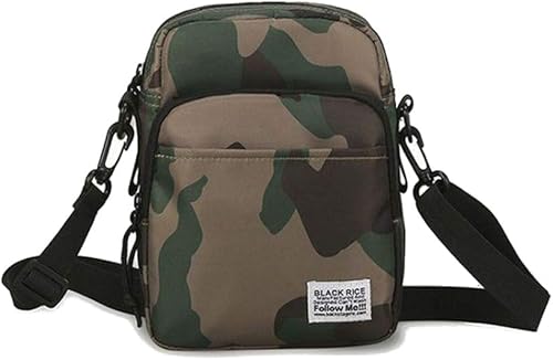 Amazon Beatus ショルダーバッグ 斜めがけ ナイロン素材 ミニバッグ ミニショルダー コンパクト バッグ ポーチ お出掛けにピッタリ 迷彩 ショルダーバッグ