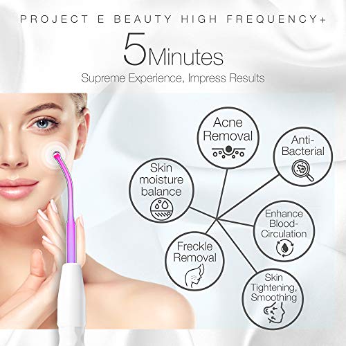 Project E Beauty Professional High Frequency Facial Machine D'arsonval