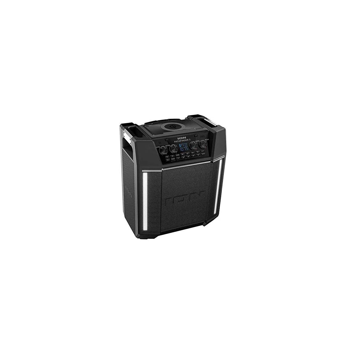 ION Pathfinder 3 Bluetooth Portable Speaker with Wireless Phone Qi