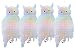 Patio Eden 4 Pack Bird Deterrent Scare Owls - Effective Hanging Bird Control Repellent