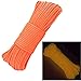 Glow in The Dark Zesty 550lb Paracord – 21 Strand Luminous Parachute Cord for Nighttime Outdoor Utility – 8 Colors and Length Options of 25', 50’, 100’, and 1,000’