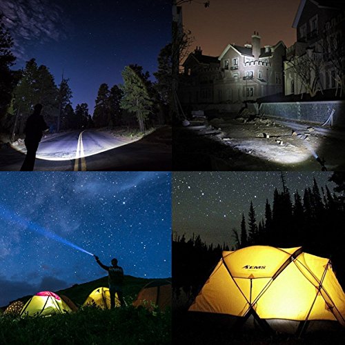 image for West Biking Rechargeable Bike Lights, Waterproof LED Torch Flashlight 