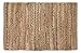 DII Chindi Home Collection Handwoven Multicolor Area Rag Run, 20x31.5, Taupe