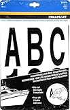 Hillman 847015 Black Die-Cut Letters/Numbers