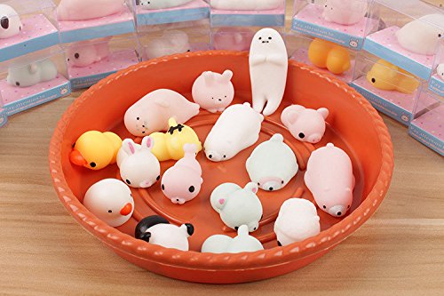 image for LiPing Cute Mochi Squishy Cat Squeeze Healing Fun Light Night Light, R