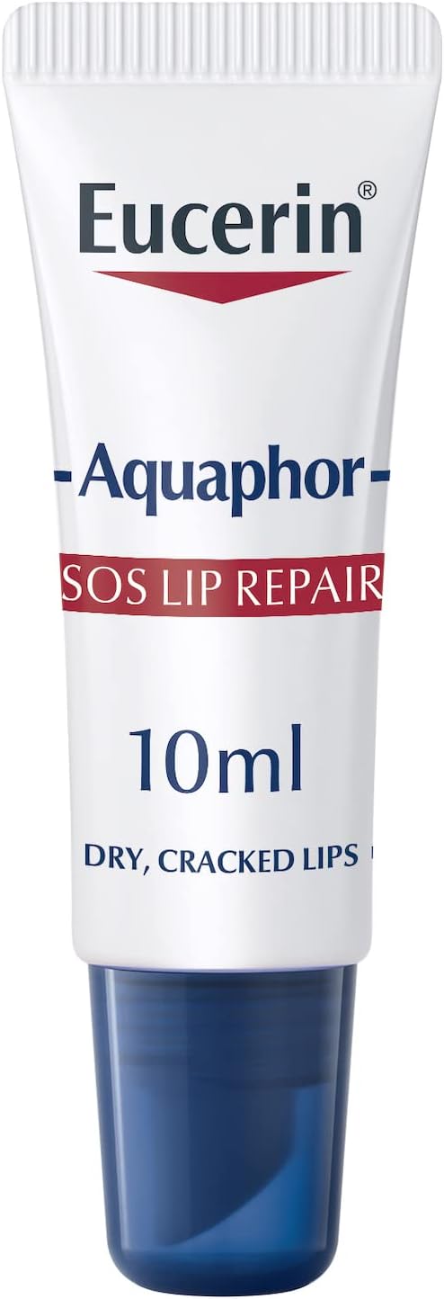 Eucerin Aquaphor SOS Repair Lip Balm 10ml Dry Cracked Lips Intensive Moisture