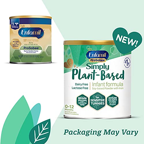Plant Based Lactosefree Baby Formula, 20.9 Oz Powder Can