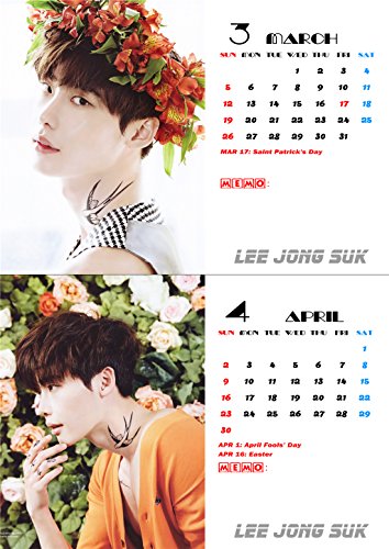 Fanstown Lee Jong Suk 2020 Collective Edition Desk Calendar With