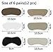 12 Pieces Heel Cushion Pads Heel Shoe Grips Liner Self-adhesive Shoe Insoles Foot Care Protector for Women High Heel Protection from Blisters