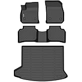 Binmotor-Floor Mats & Cargo Liner for for Cadillac XT4 2019-2025, All Weather Car Floor Mat TPE Mats Cargo Mat Trunk Mat for Cadillac XT4 Accessories