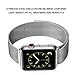 Apple Watch Band 42mm, Fully Magnetic Closure Clasp Mesh Loop Milanese Stainless Steel iWatch Band for Apple Watch Series 3 Series 2 Series 1 Sport and Edition (42mm-silver)