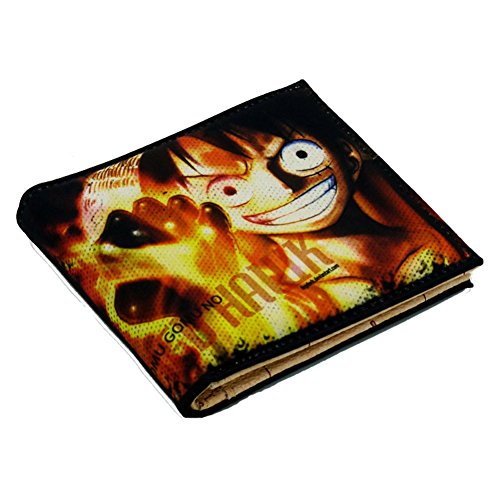 Touirch Anime One Piece Luffy Purse Trafalgar Law Wallet Birthday Gift Roronoa Zoro (Luffy)