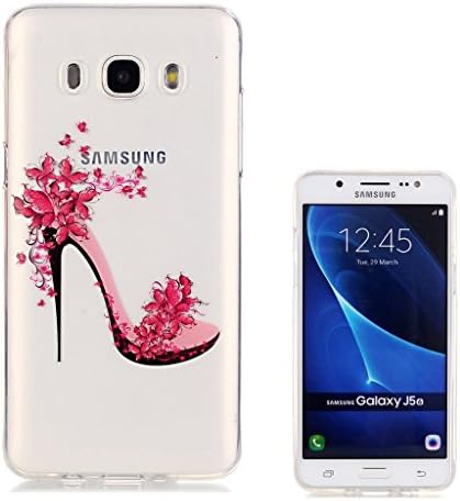 Clear Soft Flexible Style TPU Bumper Silicone Scratch-Proof Protective Slim Skin Back Case Cover for Samsung Galaxy J510FN /J5 (2016) 5.2"