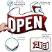 Bigtime Signs Open Closed Sign For Business Door - PVC 6.25