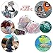 SPIKG Reusable Mesh Produce Bags Washable Eco Friendly Bags for Grocery Shopping Storage Fruit Vegetable Toys(Set of 16 PCS)
