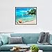DIY 5D Diamond Painting by Number Kits Full Drill Rhinestone Embroidery Cross Stitch Pictures Arts Craft for Home Wall Decor,Beach - 11.8x15.7 inches