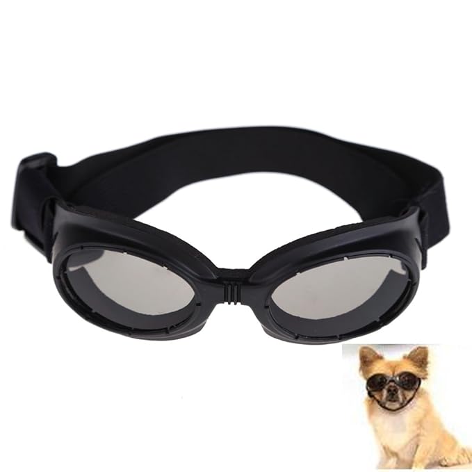 VKTECH® Soleil Ajustable pour Chien Chat Moyen de Protection UV (Noire