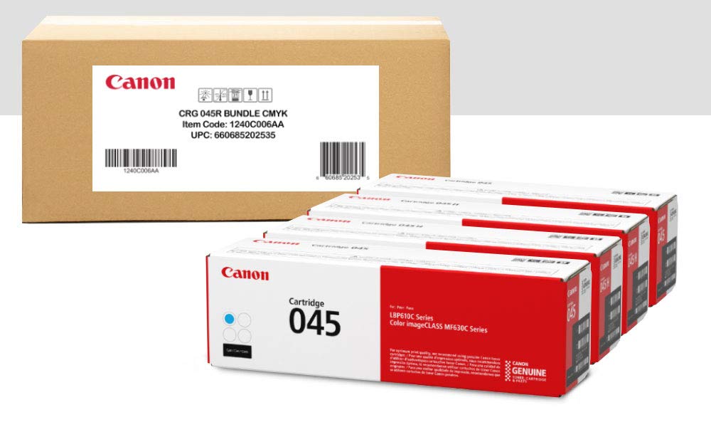 Canon Genuine Toner Bundle 045 , 1 Pack, for Canon Amazon.in Electronics