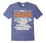 Men's Being A Division Operations Manager Is Easy T-shirt  Medium Heather Blue