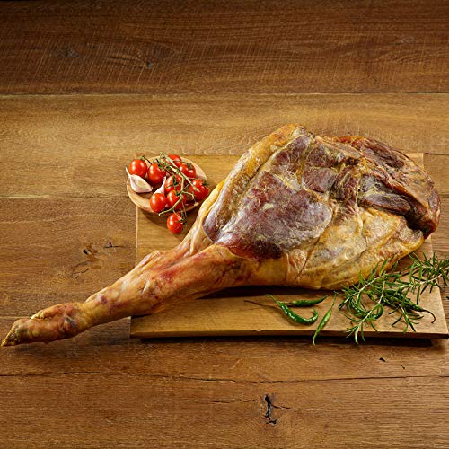 3,6 kg Original Paleta Serrana Schinken Vorderkeule spanischer Serranaschinken geräuchert 10 Monate luftgetrocknet – Bild 3