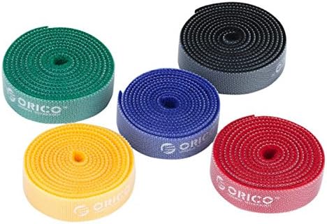 1PC Package ORICO CBT-1S Reusable Rainbow Cable Ties / Wire Ties to Organize Cords Rainbow Color (Random: Color)