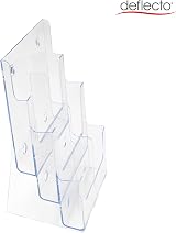 Deflecto 3-Tier 6-Pocket DL Size Portrait Literature Holder view 3