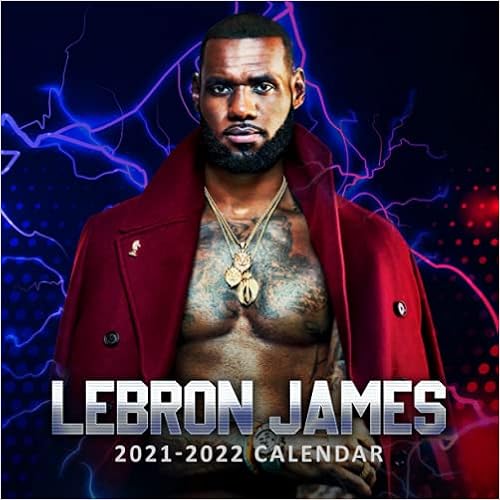 LeBron James 2021-2022 Calendar: 8.5 x 