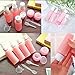 10 Pack Travel Bottles Set - Leakproof Silicone Refillable Travel Containers, Squeezable Travel Tube Sets, Heavy Duty Toiletry Bag, Perfect for Business Trip or Personal Travel