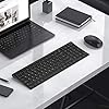 Jelly-Comb-Wireless-Keyboard-and-Mouse-Combo-24G-Wireless-Rechargeable-Keyboard-Qwerty-UK-Layout-and-Mice-with-USB-Receiver-for-PC-Laptop-Computer-Black Jelly Comb Wireless Keyboard and Mouse Combo, 2.4G Wireless Rechargeable Keyboard Qwerty UK Layout and Mice with USB…
