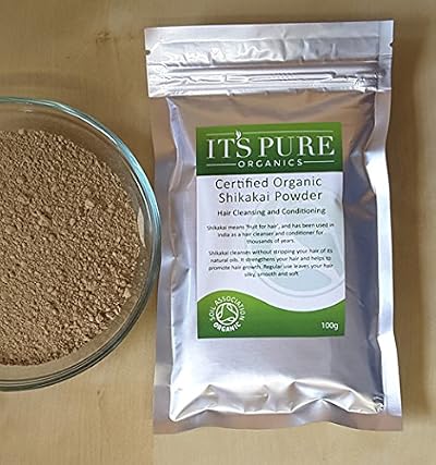 It's Pure Organic Shikakai Powder 100g - Natural Hair Shampoo & Conditioner
