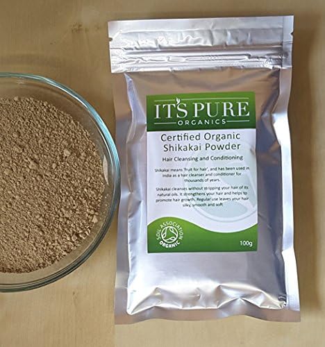 It's Pure Organic Shikakai Powder 100g - Natural Hair Shampoo & Conditioner