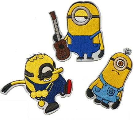 Minion Embroidered Iron on Patch Logo