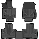 Husky Liners Weatherbeater Floor Mats | Fits 2020-2026 Toyota Highlander | Front & 2nd Row, 3-pc Black - 95791