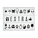 My Cinema Lightbox Extra Letters & Symbol (Original/Vintage/Marquee/A4 Light Box), Lightbox, Additional Letter Pack