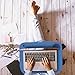 Laptop Lap Desk, Portable with Foam Filled Fleece Cushion, LED Desk Light, Cup Holder-for Homework, Drawing, Reading and More by Lavish Home (Blue)thumb 4