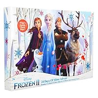 Sambro DFR2-3643 Slime Disney Frozen 2 Advent Calendar Snow Slime and Butter Clay for Ages 3 and Above Multi-Coloured