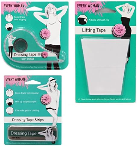 Every Woman Lifting Tape 10 Clear Double Sided Adhesive Strips + More