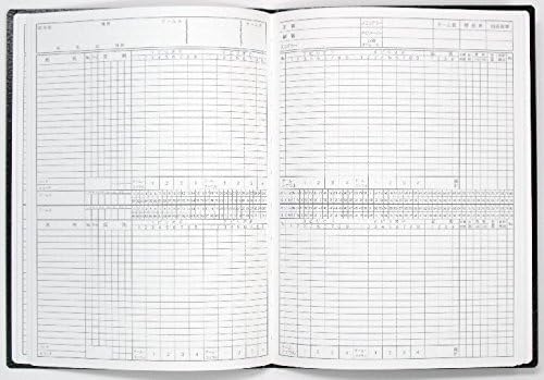 Amazon バスケットボール スコアブック タイム記録方式 デラックス版 34試合分 So社 スコアブック