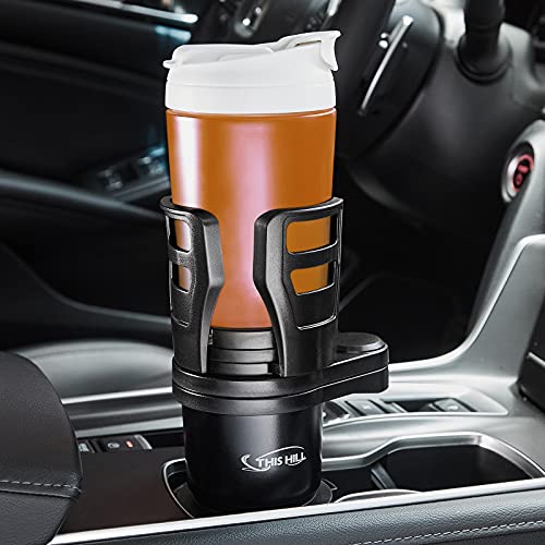 2 in 1 Multifunctional Car Cup Holder Expander Adapter with Adjustable