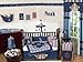 Sweet Jojo Designs Baby/Kids Clothes Laundry Hamper for Nautical Nights Bedding Sets