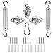 inSmile Shade Sail Hardware Kit for Sun Shade Sail Installation 304 Anti-Rust Stainless Steel 6 Inches 2 Bags Courtyard Driveway Patio Garden (6 Inch 1 Pack)