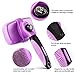 BENCMATE Self Cleaning Slicker Brush Pet Grooming Brush for Dogs and Cats, Removes Shedding Loose Hair Tangled Matted Fur with Ergonomic Handle