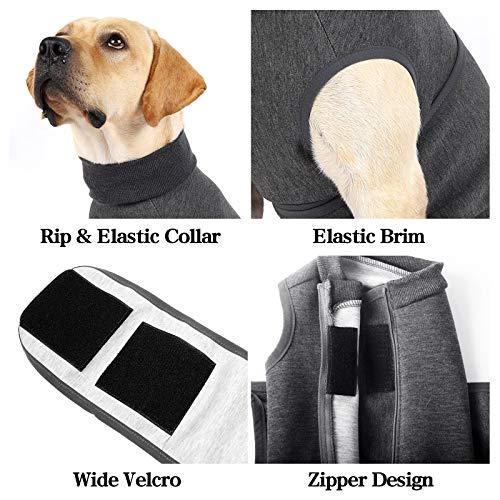 Heywean Dog Anxiety Jacket Brethable Soft Vest Wrap Shirt Relief